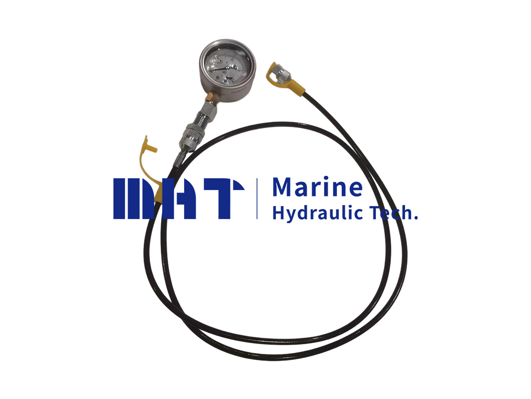 MacGregor Hydraulic Pressure Gauge Kit with Test Hose Connection Pipe Assembl